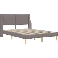 vidaXL Bettgestell mit Matratze 2 stk. Abnehmbarer Bezug