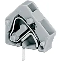 Wago 236-884 Anreihbare Leiterplattenklemme,2,5 mm2,Rastermaß 5/5,08 mm,braun 236884 - 100 Stück