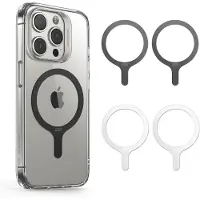 ESR MagSafe Ring Aufkleber 4 Stück Schwarz & Weiß für Handyhüllen