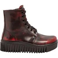 Art Stiefeletten Damen 1517 ASPORT SCARLET/BRIGHTON Farbe Rot