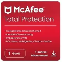 McAfee Total Protection 2025 1 Gerät 1 Jahr Download