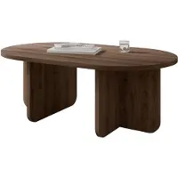 Mirjan 24 Couchtisch Xuala, Stilvoll Wohnzimmer (Farbe: Nuss Okapi)