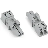 Wago 890-242/060-000 Buchse,2-polig,Kod. B,grau 890242060000 - 50 Stück