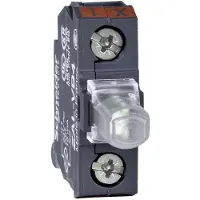 Schneider Electric Electric ZALVM1 LED-Modul, Harmony XAL, weiß, universelle LED, rückseitige Montage Aufbaugehäuse, 230-240V AC - 5 Stück