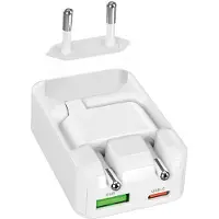 SBS Flexi-Wandladegerät 65 W mit klappbarem Stecker