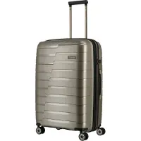 Travelite Air Base, Karre, Harte Schale, Champagner, Medium, 4 Rad/Räder, TSA-Kombinationsschloss