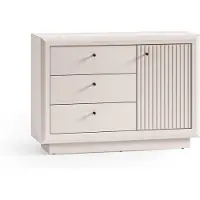 Furnlux Classic FURNLUX Kommode Solo Beige 120 Cm / Hauptfarbe: Beige / Abmessungen: 120 x 85 x 40
