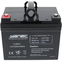 YANEC Wartungsfreier Blei Akku 12V 33AH für Alarmsysteme und USV-Systeme