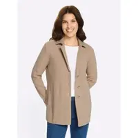 Sieh an! Strickjacke in beige | Gr.: 52