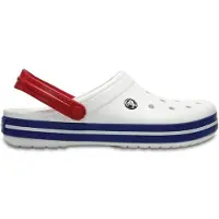 Crocs Uni Erwachsene Crocband Clog Clog, White/Blue Jean, 36/37 EU