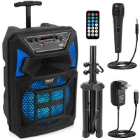 Pyle Portable Bluetooth PA Lautsprecher System – 400W Outdoor Bluetooth Lautsprecher
