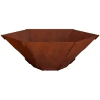vidaXL Feuerstelle Rostoptik 58,5 x 51,5 x 19,5 cm Wetterfeststahl