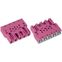 Wago 770-295 Stecker,5-polig,Kod. B,pink 770295 - 50 Stück