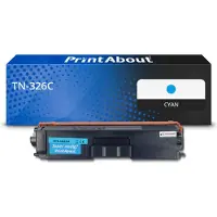 PrintAbout Toner kompatibel mit Brother TN-326C - Cyan - Hohe Kapazität
