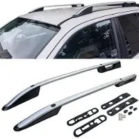 Carparts Alu Dachreling Dachträger Silber zum Nachrüsten für VW Amarok I 2010-2022