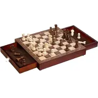 Merkloos Magnetisches Schachspiel mit 32 Figuren und Aufbewahrungsraum