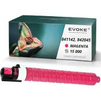 Evoke Kompatible Tonerkartusche für den Ricoh-Drucker MPC-2800, 3300M, 841142, 842045, Magenta, 15.000 Seiten, kompatibel mit Aficio MP C2800, C3300, C3001, C3501