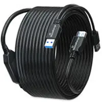 MediaRange MRCS243, 10 m, 2 x USB A, USB A, USB 3.2 Gen 1 (3.1 Gen 1), 5 Gbit/s, Schwarz