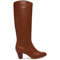 Ralph Lauren für Damen. 802P15714002 Braune Emrsyn Tl Lederstiefel (37), 3 bis 5 cm, Keine, Lässig