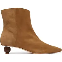 Weekend Max Mara für Damen. 2625796014600 Lederstiefeletten Wkacapanna braun (40), Beige, 3 bis 5 cm, Spaltleder, Keine, Lässig, Klassisch