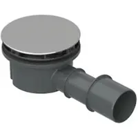 Bette BetteCompact + Ablaufgarnitur, seitlich, Ablaufleistung 0,5 l/s, B568-901, Farbe: Chrom