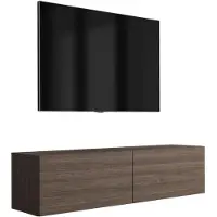 3Xeliving TV-Schrank hängend, Eiche Dunin, 140 x 32 x 34 cm