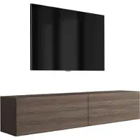 3Xeliving TV-Schrank hängend, Eiche Dunin, 170 x 32 x 34 cm