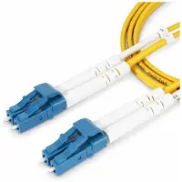 StarTech.com .com 10 Meter LWL Patchkabel LC LC (UPC) Singlemode OS2 Duplex, 9/125µm, 100Gbit, Biegeunempfindlich, Geringe Einfügedämpfung, LSZH Glasfaserkabel, 10 m, LC/UPC, OS2, LC, LC