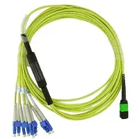 BlueOptics Corning HE87808GPH-KB001M MPO/APC-4xLC Single-mode Patchkabel 1 Meter