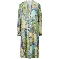 Peter Hahn Kleid Rundhals-Ausschnitt multicolor
