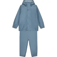 Color Kids Regenkleidung m. Träger - PU - Luvseite Blue - - 3 Jahre (98) - Regenkleidung