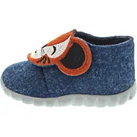 Fischer Markenschuh Fischer Markenschuhe Flexy Kinderschuhe Jungen Hausschuhe Blau Freizeit