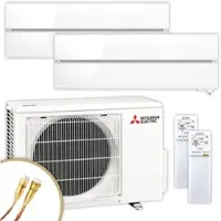 Mitsubishi Multisplit Klimaanlage | MSZ-LN | 1,8 + 2,5 kW | Pearl White | Quick-Connect