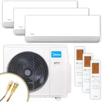 Midea Multisplit Klimaanlage | BreezelessE | 3x3,5 kW | Quick-Connect
