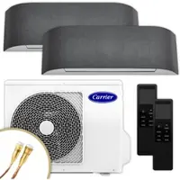 Carrier Multisplit Klimaanlage Set | Premium Line | 3,5 kW + 3,5 kW | Quick-Connect