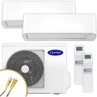 Carrier Multisplit Klimaanlage Set | Komfort Line | 2,5 kW + 3,3 kW | Quick-Connect