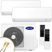 Carrier Multisplit Klimaanlage | High Line | Weiß | 2,5 kW x 3,5 kW | Quick Connect
