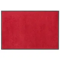 Otto Home Fußmatte "Lavea" Gr. 61, rot, B:75cm H:9mm L:120cm, Kunstfaser, Teppiche, Fußmatte, Schmutzfangmatte, Uni-Farben, In- und Outdoor-Teppich, waschbar