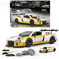 Mattel Hot Wheels ‘15 Audi R8 LMS Bauspielzeugset (820 Teile), für Sammler, Bausatz, 10 Jahr(e), Kunststoff, Metall, 820 Stück(e), 1,64 kg