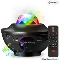 Partyfunlights Lautsprecher mit Projektor Bluetooth Fernbedienung inkl. Kabel