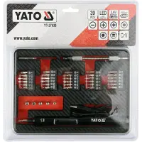 YATO YT-27930, Elektrischer Schraubendreher, Gerader Griff, Schwarz, 45,6 dB, Akku, 3,6 V