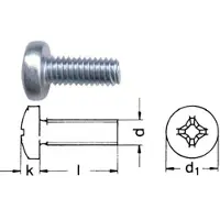 SCHMIDT'S Onlineshop Linsenschraube mit Kreuzschlitz / verzinkt - 0,17 / 30 / 2,4