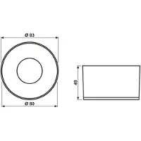 JUNG KNX Präsenzmelder mini AP Set PMM-AP-Set-WW