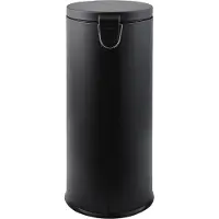 MSV Treteimer Metal Schwarz 30 Liter