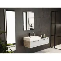 Riho Framed Spiegel mit Sensor, schwarz, 205544