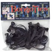 Bongo Ties Kabelbinder Obsidian 10 Stk.