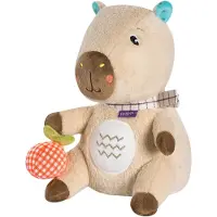 Fehn Kuscheltier "Capybara Clara, Nachtlicht Capybara", beige (beige, braun), Plüschfiguren, KinderB:10,5cm H:20cm T:11,6cm, Plüsch, Kuscheltier, mit Licht, B:10,5cm H:20cm T:11,6cm
