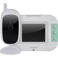 Reer BabyCam S Digitales Video-Babyphone FHSS 300m Reichweite Nachtsicht