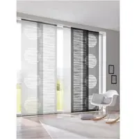 HEINE Schiebegardine HOME Gr. 4, grau, B:60cm H:245cm, Polyester, Gardinen, Schiebegardine