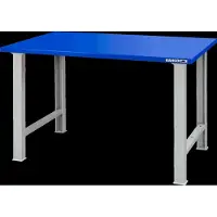Bahco Stahl 1495wb18tsbl Schwerindustrie Arbeitsplatte Werkbank Mit 4 Beinen 1800x750x1030 Mm